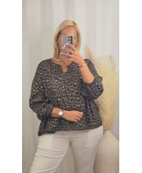 Blouse Léopard Kaki - Berra