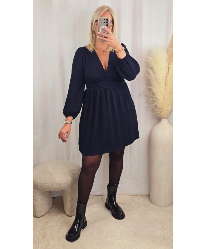 Robe Bleu Marine - Roseline