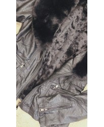 Veste/Perfecto Simili Intérieur Fouré - Patricia
