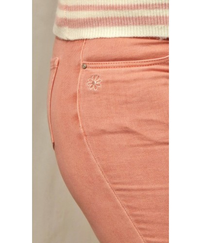 Jeans Mom Fit Rose Pastel - Ambre