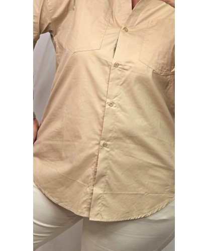 Chemise Beige Longue Beige - Lucie