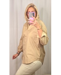 Chemise Beige Longue Beige - Lucie