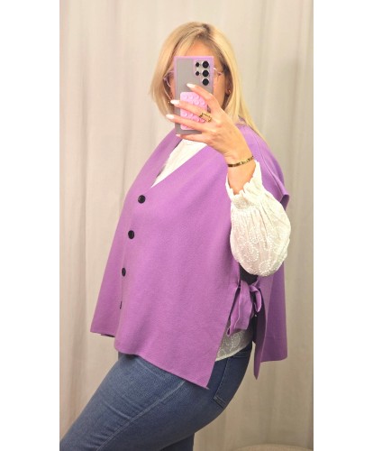 Gilet Parme Oversize - Charlotte