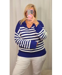 Pull Marin Col Chemisier - Margaux