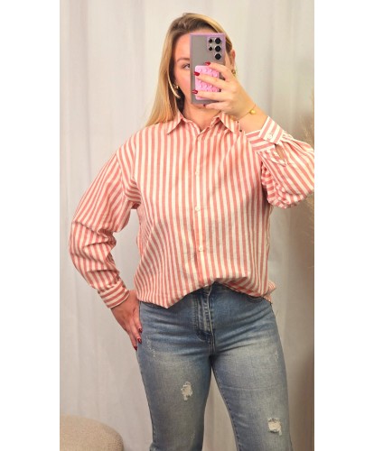 Chemise "Summer Of Love" Rouge - Ines