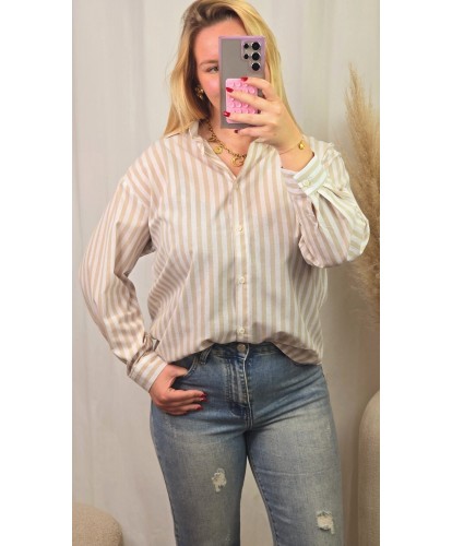 Chemise "Summer Of Love" Beige - Ines