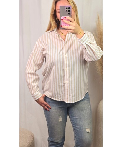 Chemise "Summer Of Love" Beige - Ines