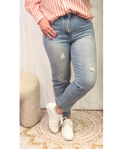 Jeans Mom Fit Destroy...