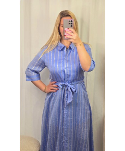 Robe/Chemise Bleu Doré - Alba