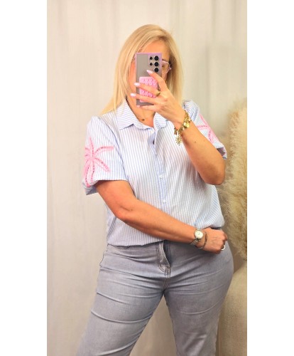 Chemise Palmier Rose - Nayla