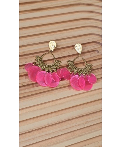 Boucles d'Oreilles Vitrail...