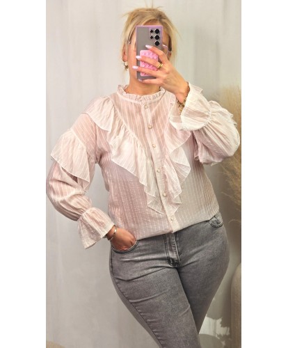 Chemise Voilage Chic Rose Pal - Anais