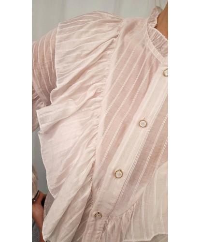 Chemise Voilage Chic Rose Pal - Anais