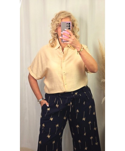 Chemise Fluide Beige - Amila