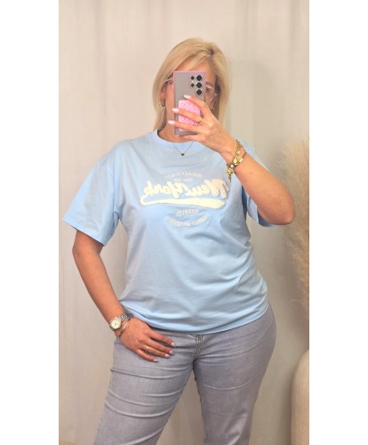 T-Shirt Bleu Ciel - Lia