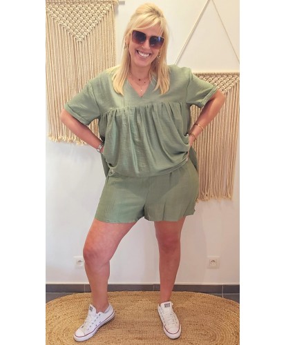 Robe/Short Kaki - Jade
