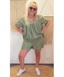 Robe/Short Kaki - Jade