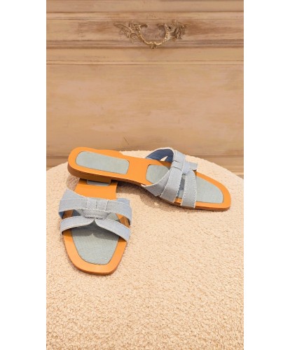 Claquette Chic Denim - Eva