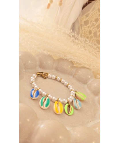 Bracelet Coquillage Coloré