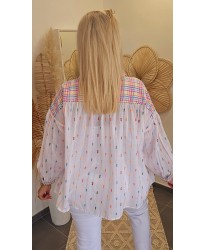 Blouse en Coton "MADE IN INDIA" Brodé