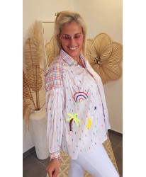 Blouse en Coton "MADE IN INDIA" Brodé