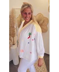 Blouse en Coton "MADE IN INDIA" Brodé