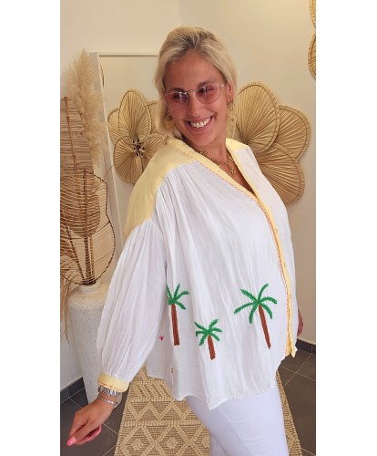Blouse en Coton "MADE IN INDIA" Brodé