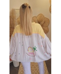 Blouse en Coton "MADE IN INDIA" Brodé