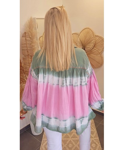 Blouse Gaz de Coton "MADE IN INDIA" Brodé