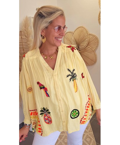 Blouse Gaz de Coton "MADE...