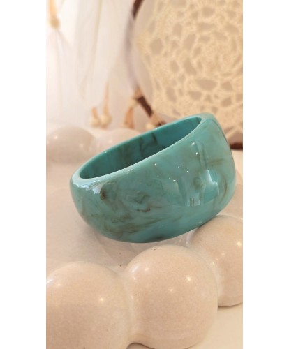 Bracelet Jonc Nacré Turquoise