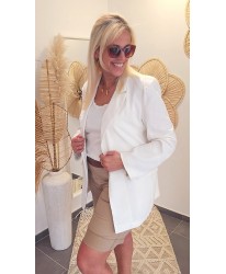 Blazer Casual Chic Blanc - Daysi