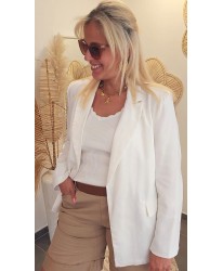 Blazer Casual Chic Blanc - Daysi