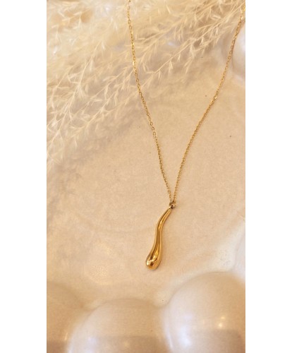 Collier Goutte Doré