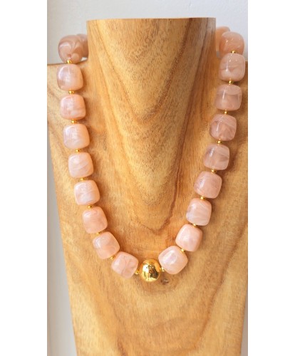 Collier Nacré Rose
