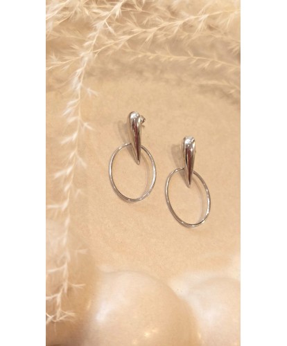 Boucles D'Oreilles Argenté