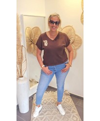 Pull "LOVE" Bleu - Romy