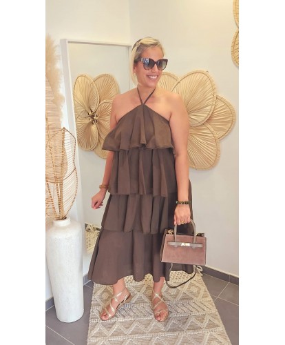 Sac Bi Matière Cuir Taupe