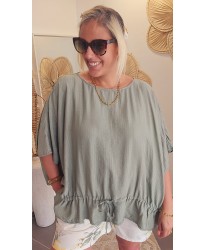 Blouse Oversize Kaki - Sonia