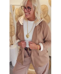 Blazer Souple "Sweat" Beige - Marie