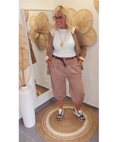 Blazer Souple "Sweat" Beige - Marie