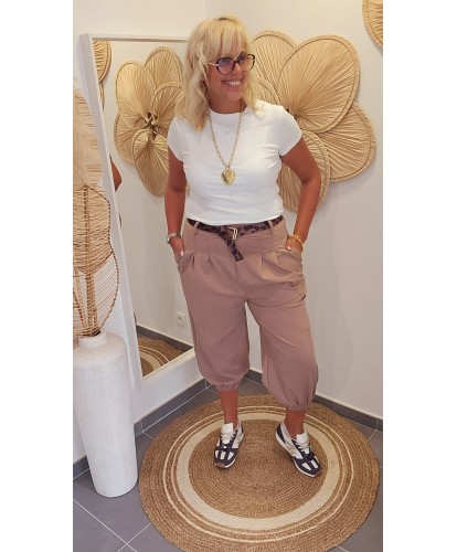 Pantalon "Ballon" Coupe Carotte - Manon