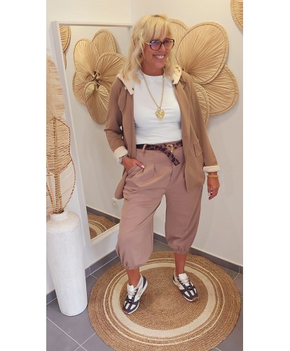 Pantalon "Ballon" Coupe Carotte - Manon