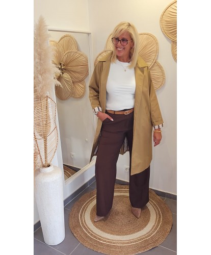 Trench (Veste) Camel Chic -...