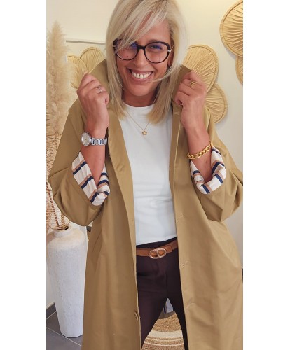 Trench (Veste) Camel Chic - Romane