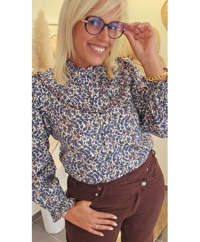 Chemise Fleuri Bohème Chic...