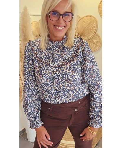 Chemise Fleuri Bohème Chic - Lena