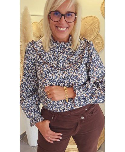 Chemise Fleuri Bohème Chic - Lena