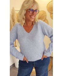 Pull Bleu Ciel Fluffy - Noemie