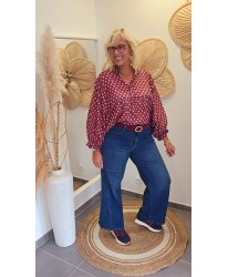 Blouse Bordeaux Fluide - Violette